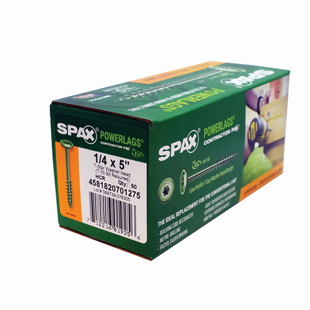 Spax Wood Screw, 5 in, Washer Head 4581820701275